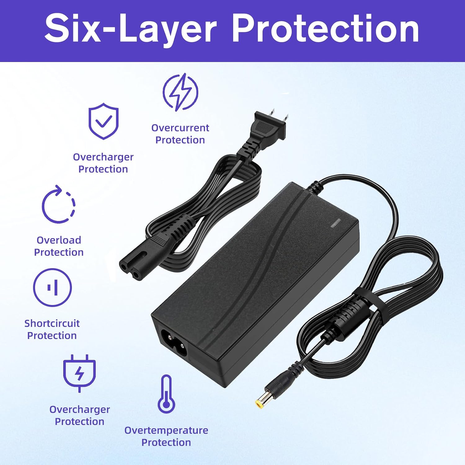 12V DC Adapter Charger Fit for Roland PSB-5U for FP-10 Digital Piano Power Supply Cord Mains PSU, 12V2A Power Supply Cord Battery Charger for Digital Piano Electronic Keyboard Replace Part