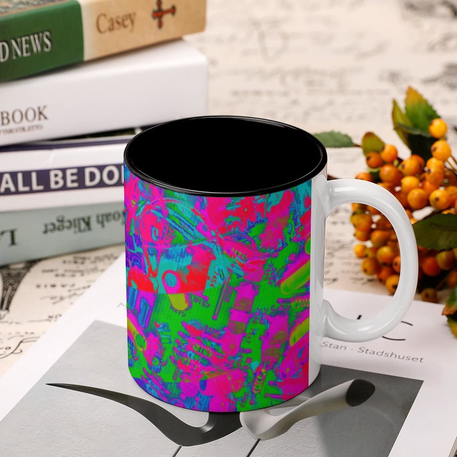 ユニークなデザインの陶器カップ おしゃれ「カップ＆ソーサー（丸）」コーヒーカップ コップ 陶器