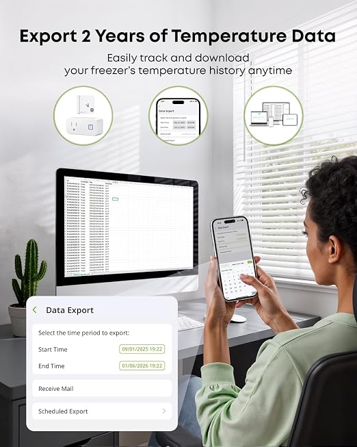 Termómetro e Higrómetro WiFi para Ambiente miniatura 9