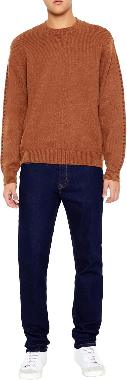 Forever 21 Men's Whipstitched Crew Sweater