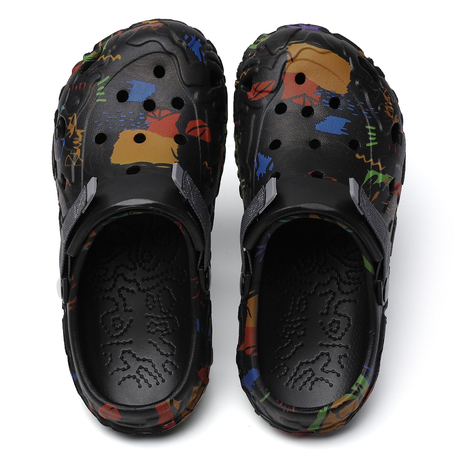 Meidiastra Sabots de Jardin Homme Été – Clogs Légers Graffiti en EVA – Chaussures Antidérapantes Confortables pour Plage Maison Hôpital Jardinage