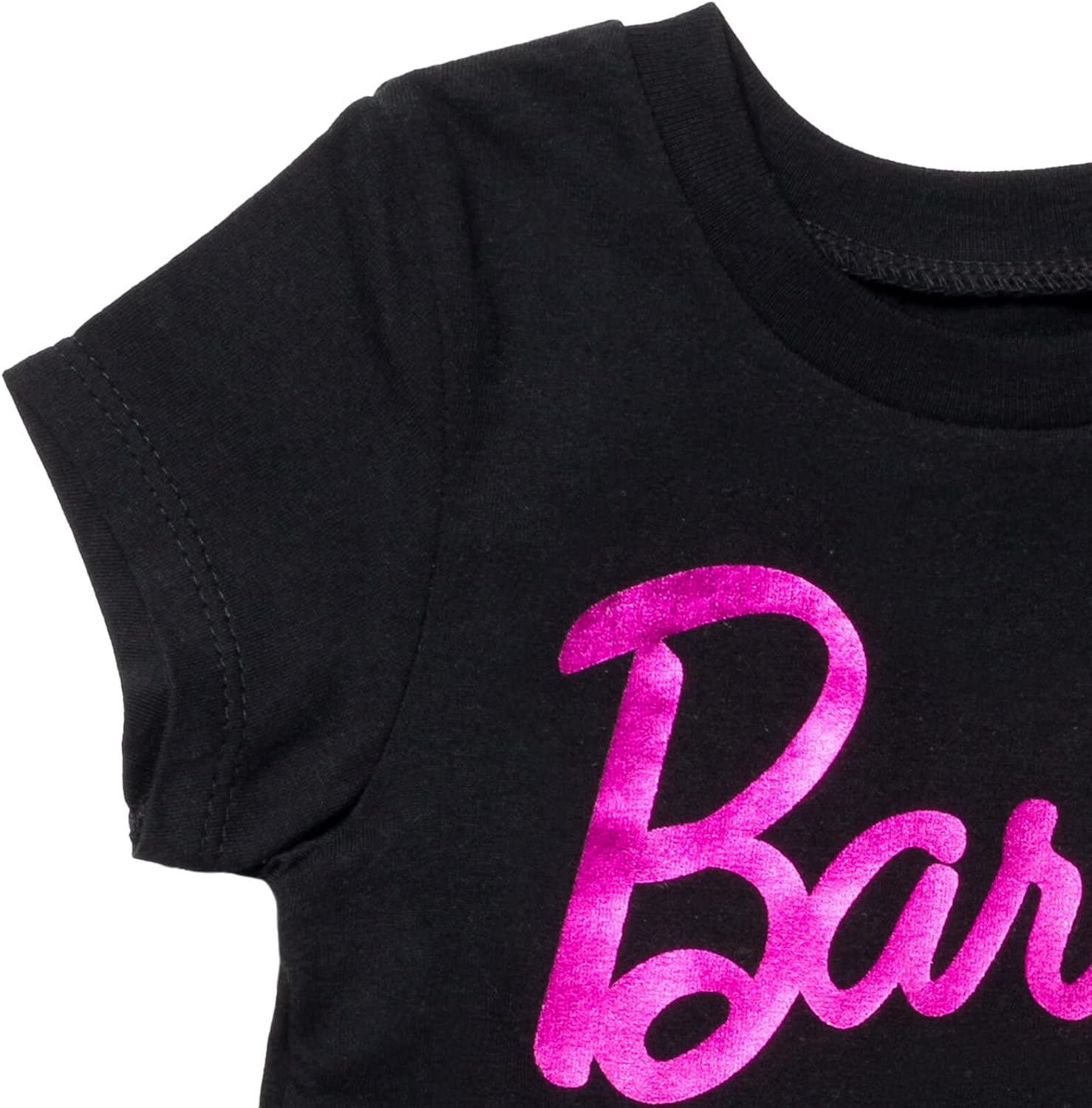 Vista 4 de Barbie Camiseta gráfica de moda para niñas