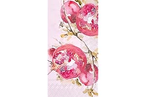 IHR Ideal Home Range Pomegranate Paper Napkins: Affordable Elegance for Your Table