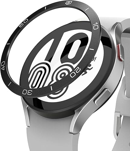 Ringke Bisel Styling compatible con Samsung Galaxy Watch 5 de 1.73 pulgadas y Galaxy Watch 4 (1.73 pulgadas), cubierta de anillo de marco adhesivo