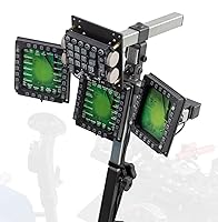 Vista 3 de SimFab Flight Sim Add-on Kit MFD Holder Bracket Assembly Kit. Compatible with Thrustmaster MFD cougar bezels. WinWing MIP bezels or active displays.