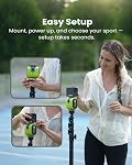 XbotGo Chameleon AI Auto Sports Action Camera - 4K 60FPS Soccer Camera and Basketball Tracking Camera for Team Sports, Live Streaming, No Subscription, Works with iOS & Android (Pearl Grey)