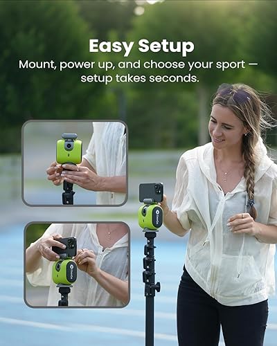 Miniatura 9 de XbotGo Chameleon AI Auto Sports Action Camera - Cámara de fútbol 4K 60FPS y cámara de seguimiento de baloncesto para deportes de equipo, transmisión