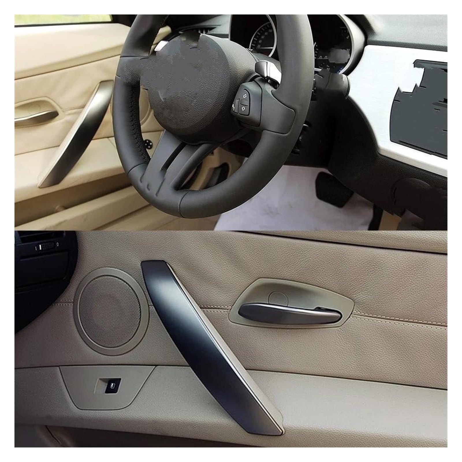 Peel And Stick Door Handle Protector Matt Silver Interior Door