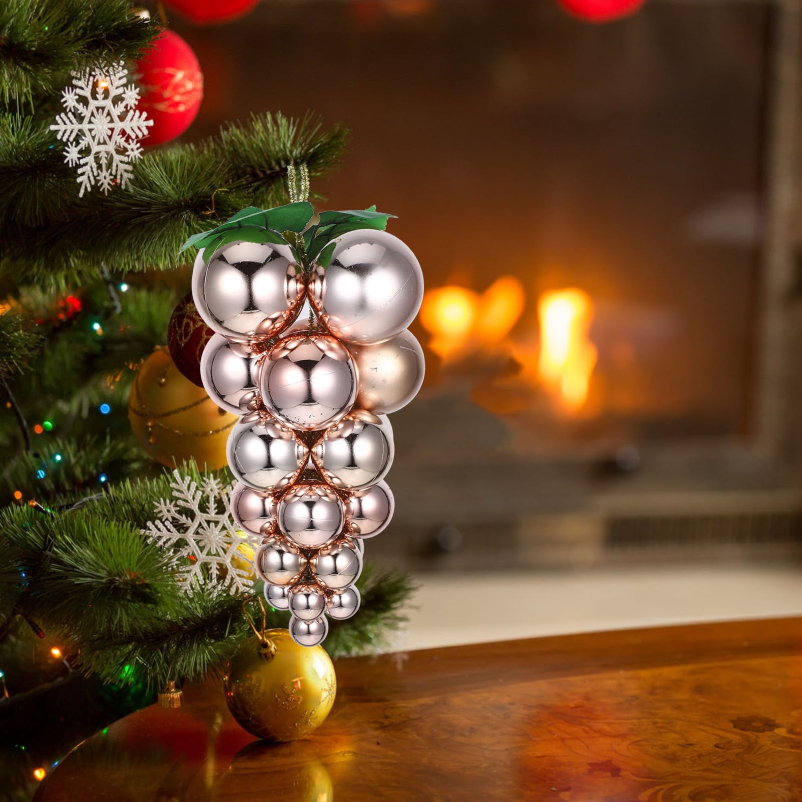 YRYRYW Ciondoli per Albero di Natale appesi Decorazioni Artificiali in plastica per l'ornamento Festivo dell'albero di Natale Household faucets