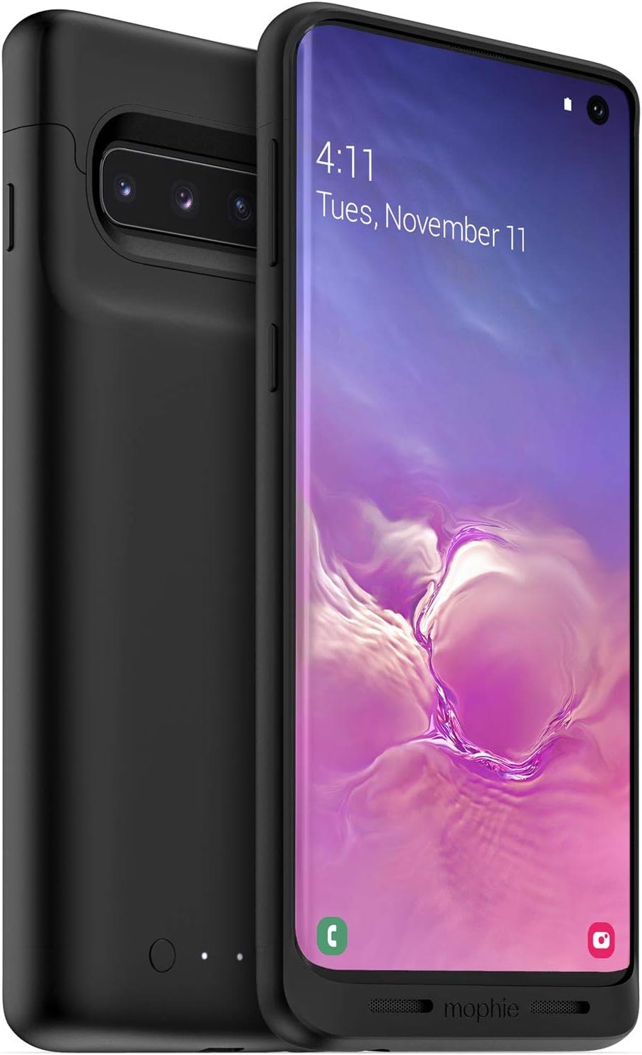 Mophie 401002798 Juice Pack - Protective Battery Case For Samsung Galaxy S10 – Charging Case – Wireless Charging – High-Impact Protection