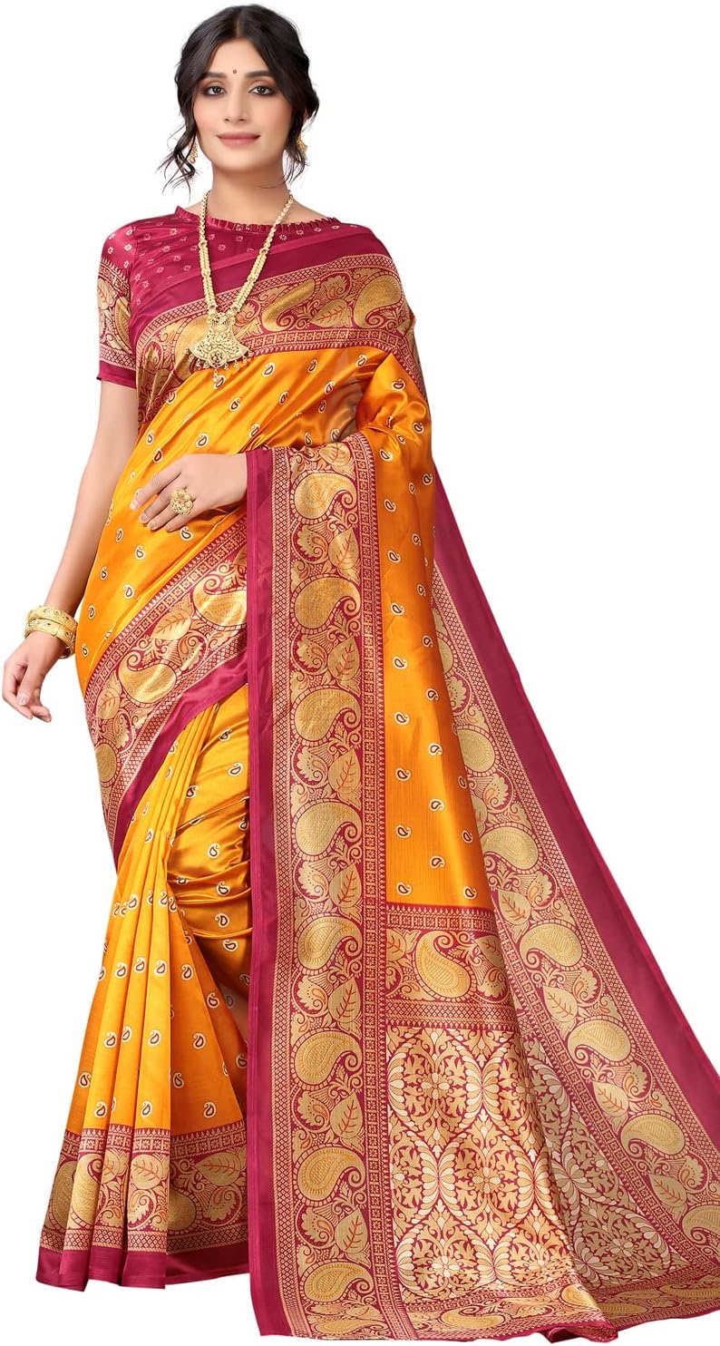 SatraniPoly Silk Women Saree