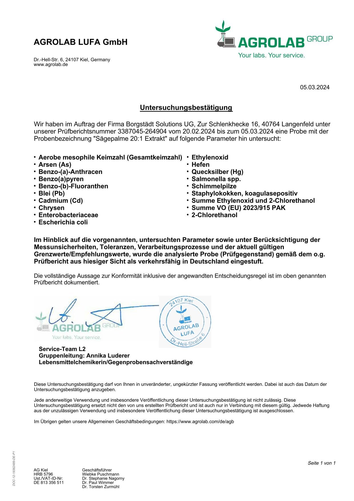 Sägepalmen-Extrakt, hochkonzentriert (20:1), ohne Zusätze, 250 g Pulver im Beutel, Bonemis®