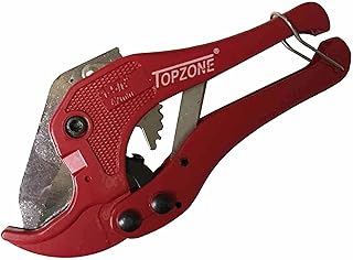 Heavy Duty PVC Pipe Cutter Metal Handle Tube Hose Ratcheting Plier Plumbing Tool Heavy Duty PVC Pipe Cutter Metal Handle Tube Hose Ratcheting Plier Plumbing Too Ratchet-type Tubing Cutting O.D. PEX