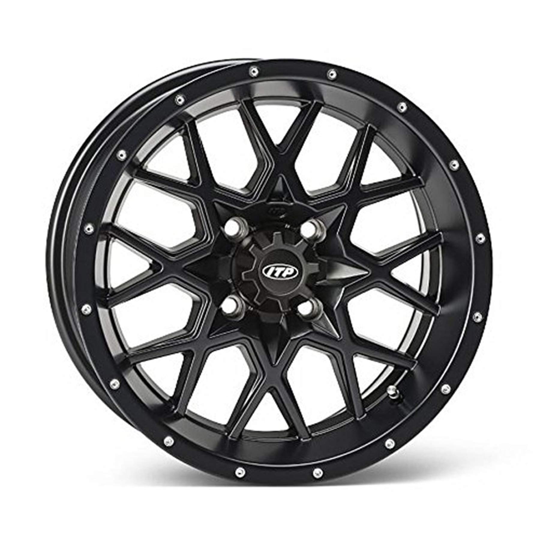 ITP Tires Hurricane Wheel 15X7 Matteblack (15Rb110Bx) - 1528643536B