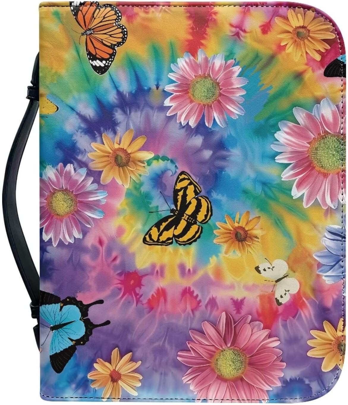Large Bible Cover with Handle, Bible Carrying Case for Women Girls, Bible Accessories
