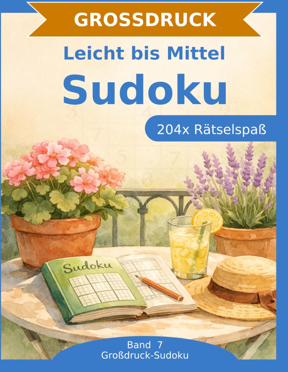 Sudoku Rätselbuch in Großdruck: Leicht bis Mittel: 204 Sudoku in Großdruck | Leicht & Mittel | Entspannter Denksport als Geschenk | Sanfter Einstieg garantiert (Großdruck-Sudoku)