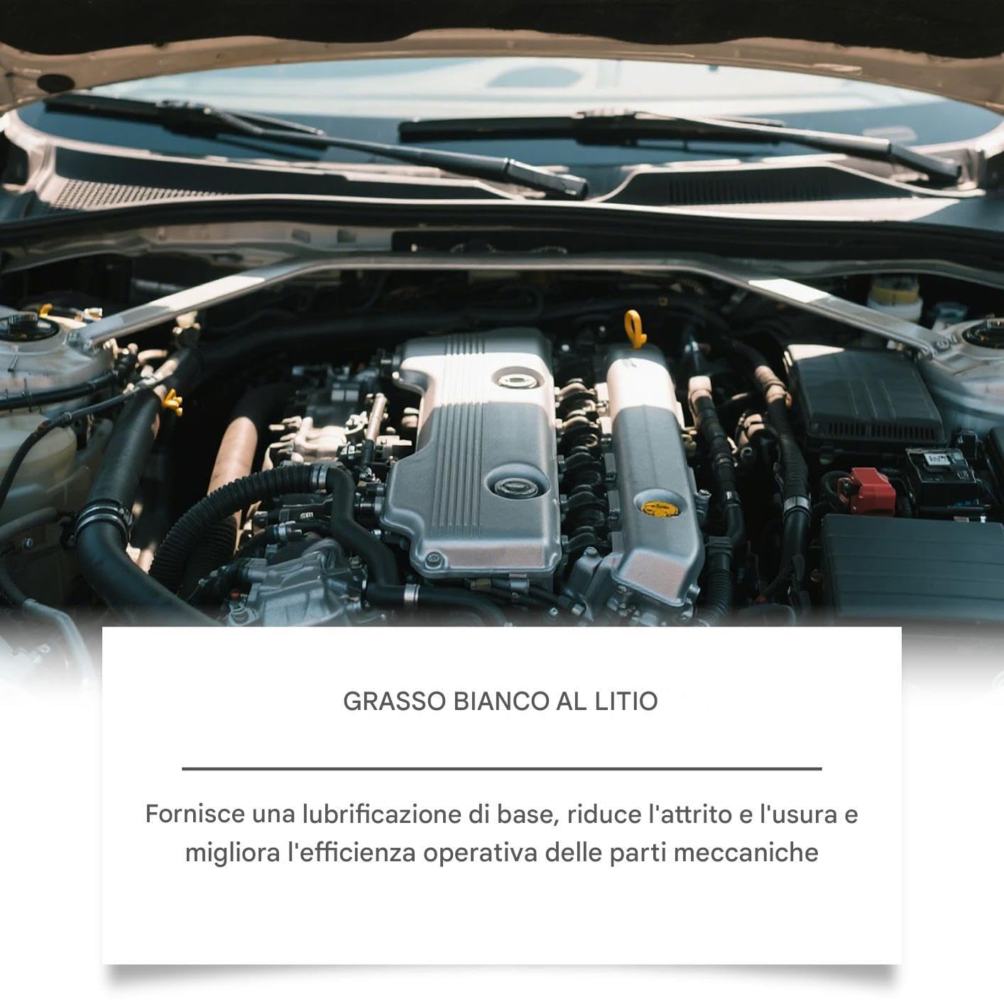 Grasso al litio bianco lubrificante alte temperature per cuscinetti ruota anticorrosione auto