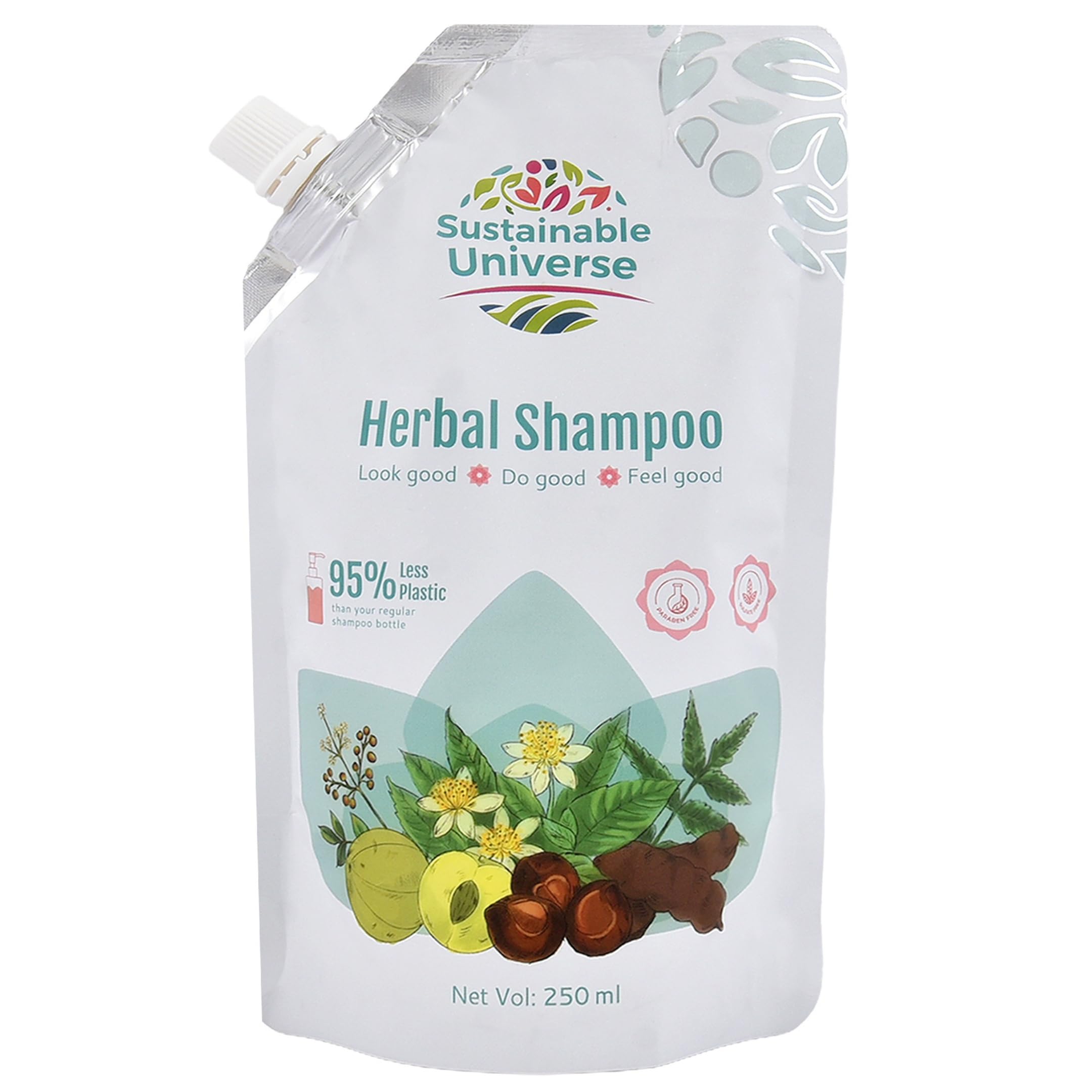 Anti Hair Fall Herbal Shampoo - Set of 3 - Shampoo with Neem, Amla, Reetha, Shikakai, Mehndi, Bhringraj and Brahmi, Sulfate Free, Paraben Free, Hair Growth, Anti-Dandruff-image-31