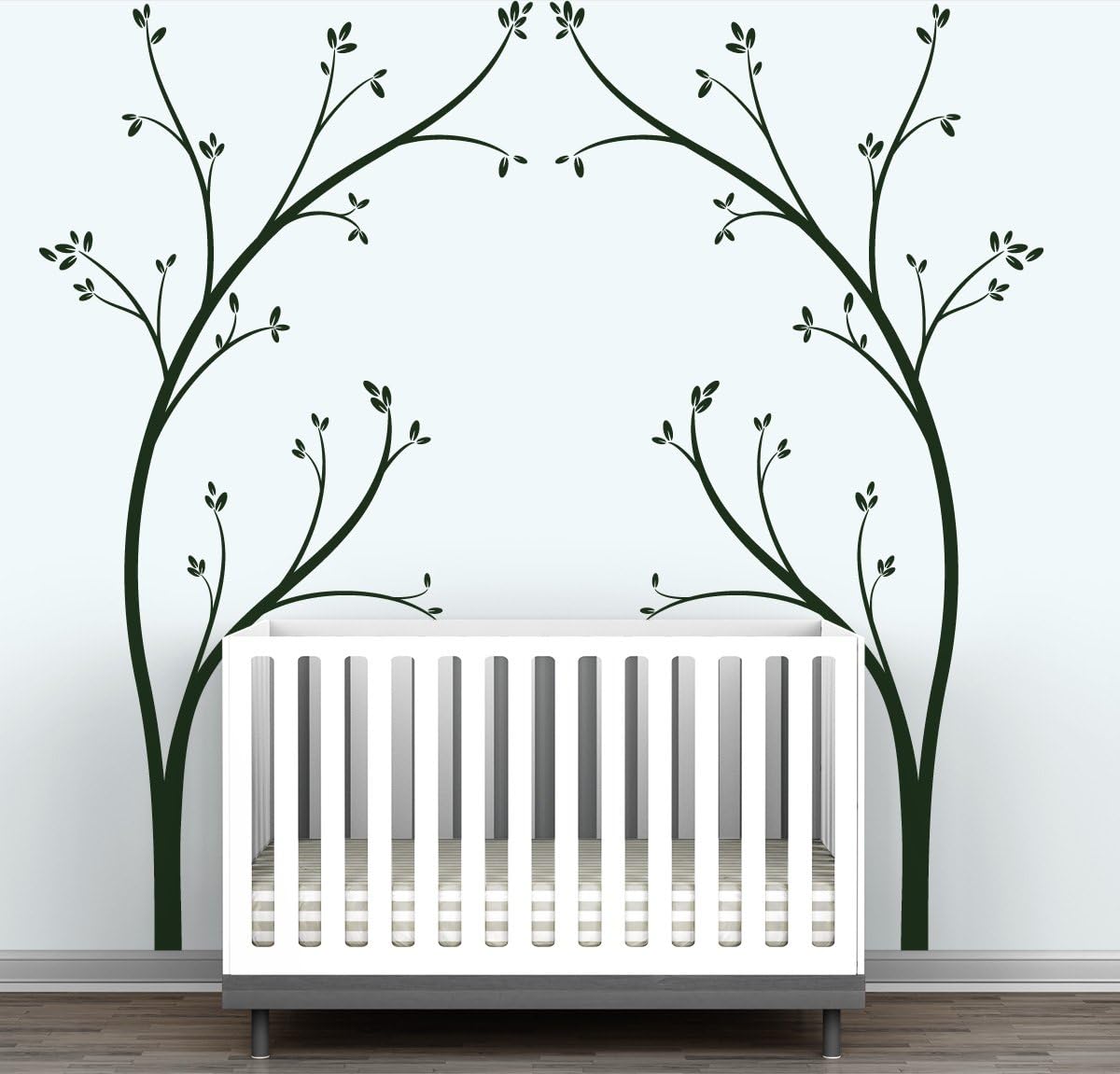 Flаѕh Dеаlѕ - 60% оƒƒ LittleLion Studio Tree Canopy Bed Headboard Wall Decal, Xmas Green Crаzу Clеаrаnсе LittleLion Studio Tree Canopy Bed Headboard Wall Decal, Xmas Green