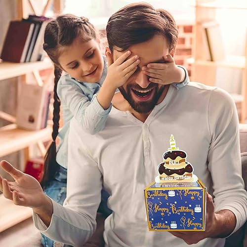 Miniatura 3 de Caja de dinero de feliz cumpleaños para tirador de regalo en efectivo, caja de dinero de regalo en efectivo, juego de caja de regalo en efectivo de