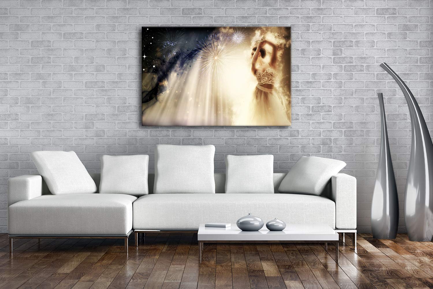 Sinnlichkeit des Tanzes Als Leinwand, Motiv fertig ahmt Auf Echtholzrahmen gestaltet Digitaldruck mit Rahmen, Kein Poster Oder Poster, 120x80