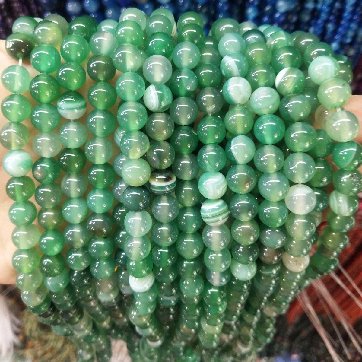 Gocelyn 80 pezzi di perle di vetro assortite per la creazione di