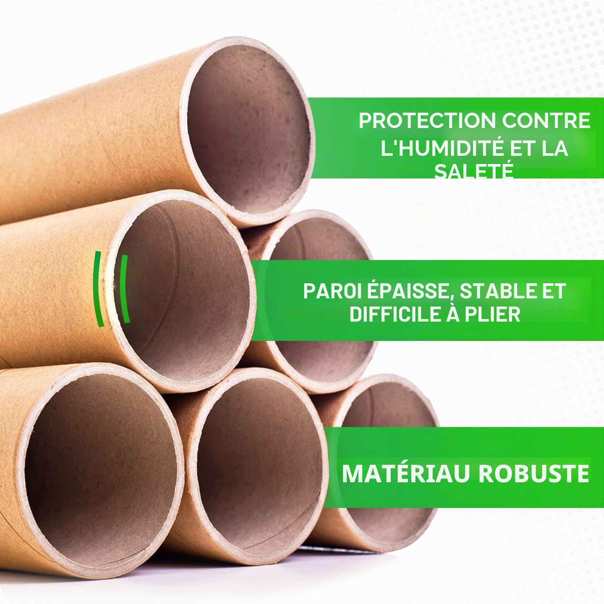 V1 TRADE Rouleau d'expédition 50 x 550 mm pour dessins et affiches