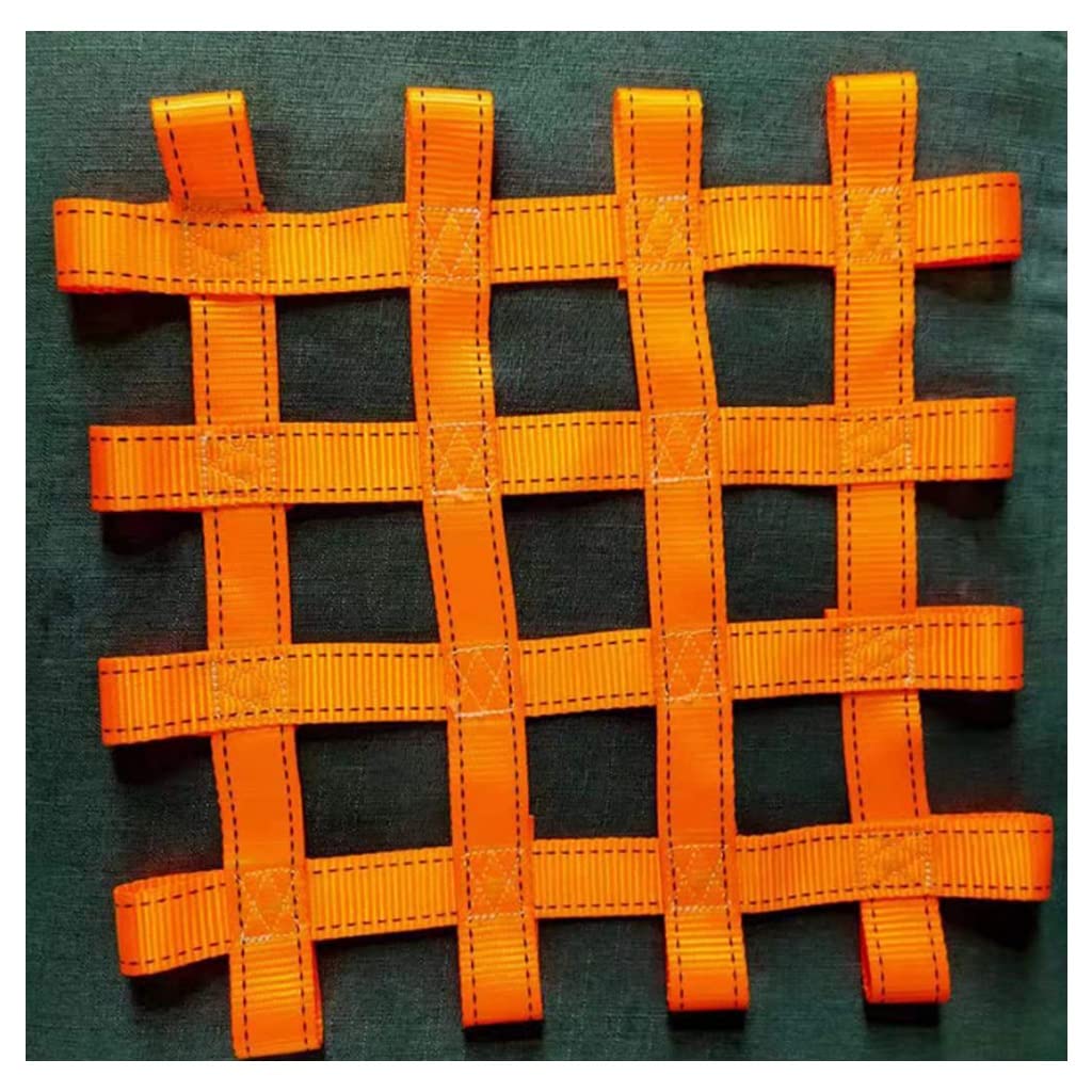 GTHTUHFD Polyester Cargo Lifting Nets Anti-Tear Strong Load-Bearing Safety Net Lifting Net Cargo Hanging Net Lifting Net Straps Cargo Net Cargo Securing Net,300kg-1x1m