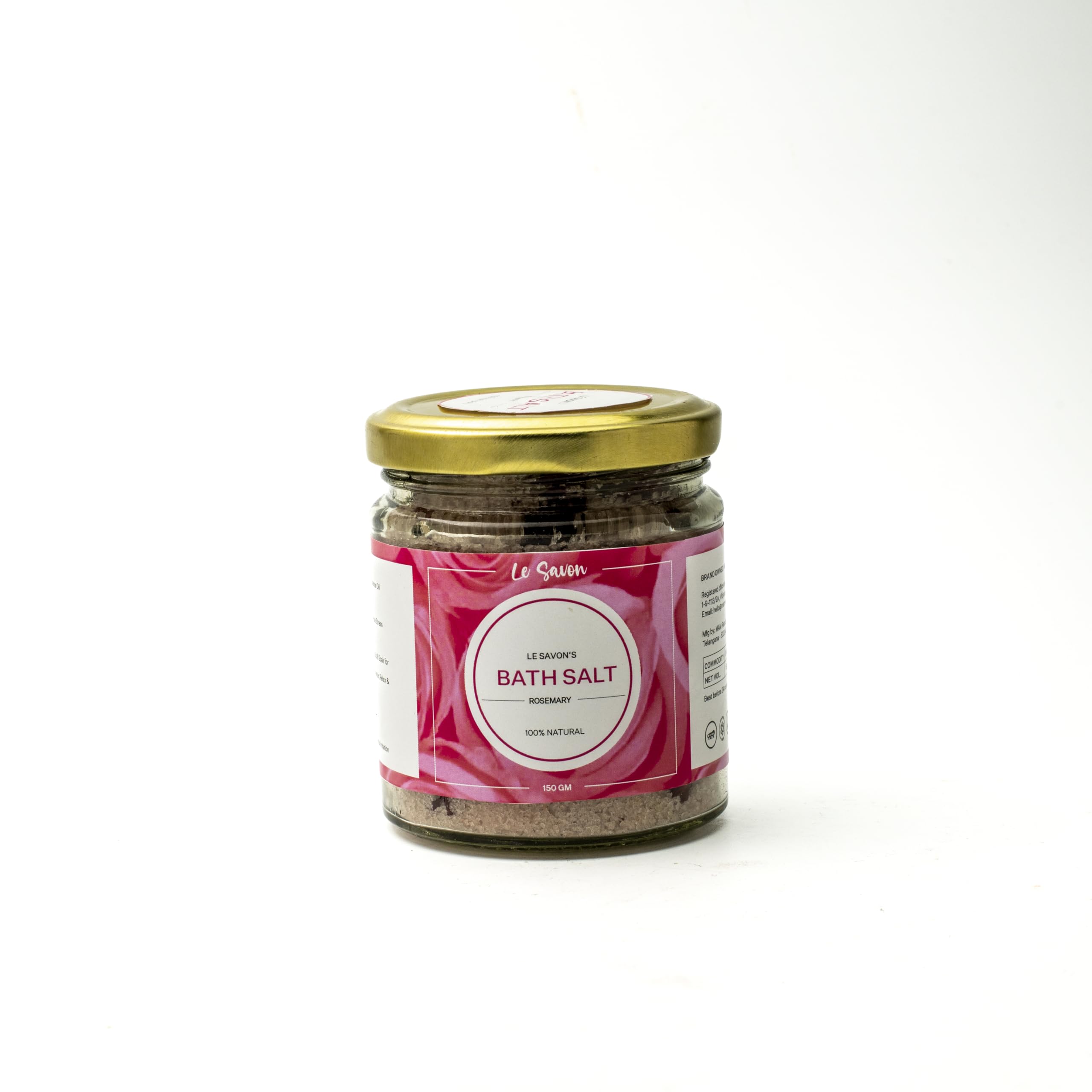 Le Savon Rosymarry Bath Salts for Relaxing, Soothing, and Rejuvenating Skin with Natural Ingredients for a Revitalizing Experience_100 GM-image-37