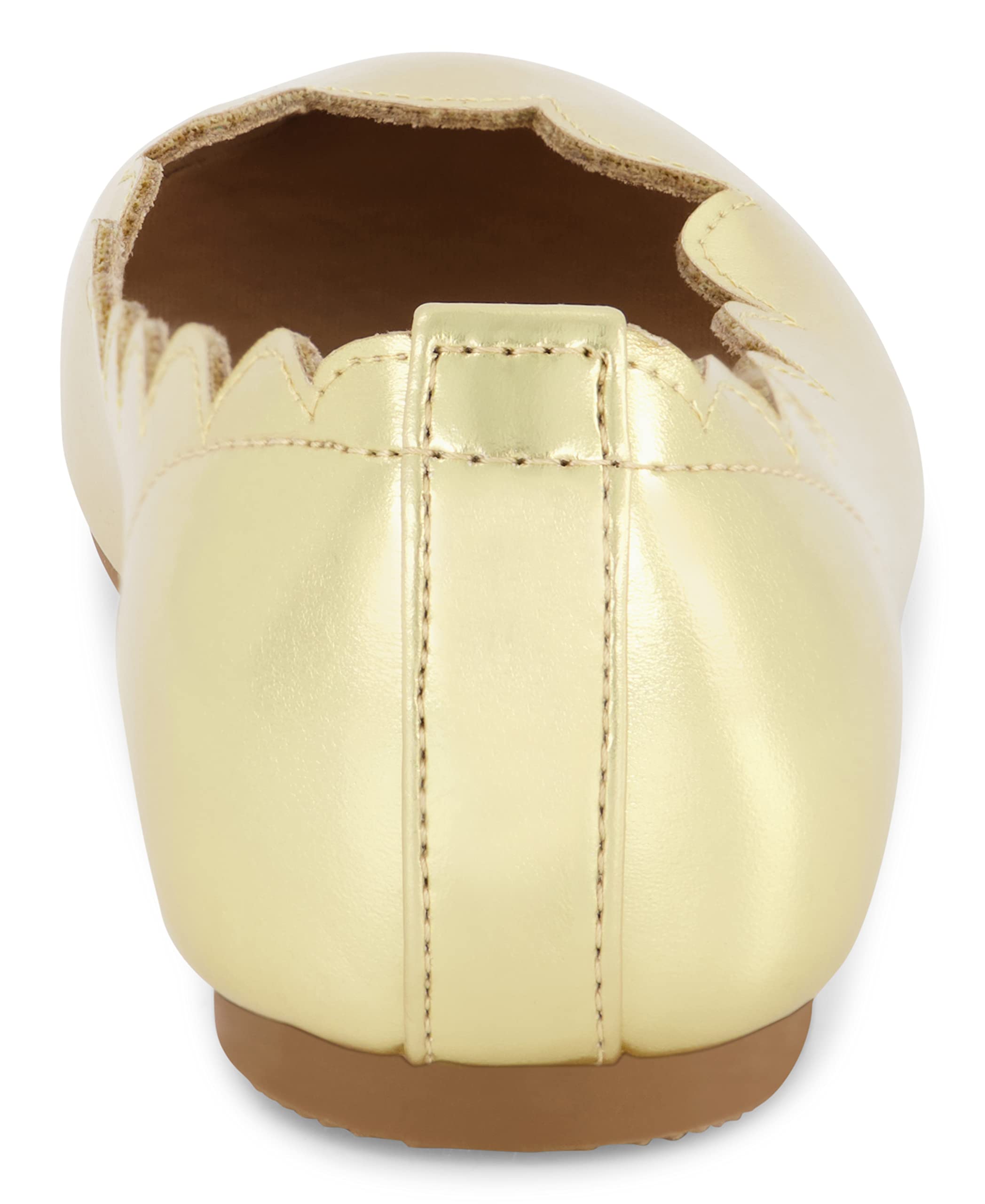 Jessica Simpson Ballerino d'oro, Scarpe per Bambina, Oro, 30 EU