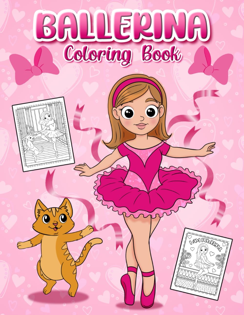 Ballerina Coloring Book: Simple and Fun Activity Pages For Aspiring