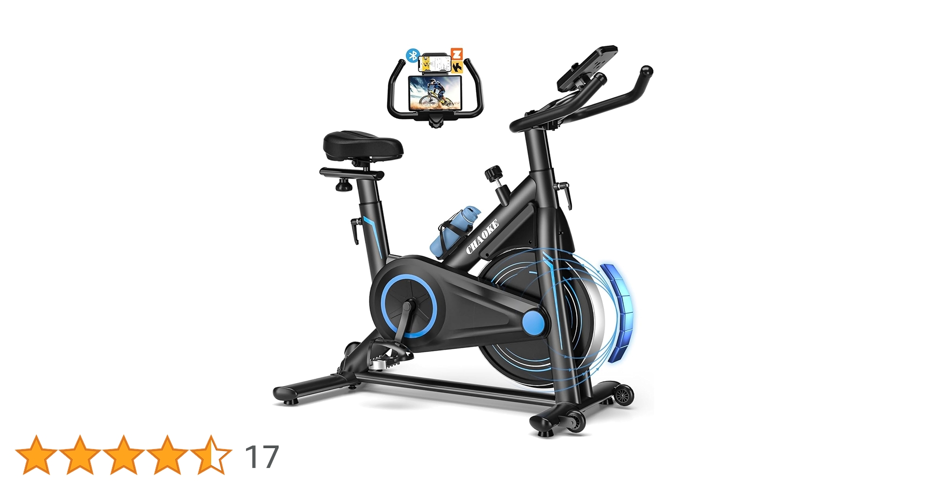 Amazon.co.jp: CHAOKE スピンバイク エアロバイク 【Zwift/アプリ連動