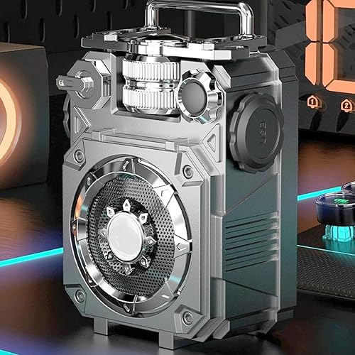 Miniatura 2 de Miniature Speaker, Portable Wireless Subwoofer Speaker IPX5 Waterproof for Camping Hiking, Powerful Bass and 16 Hours Playtime