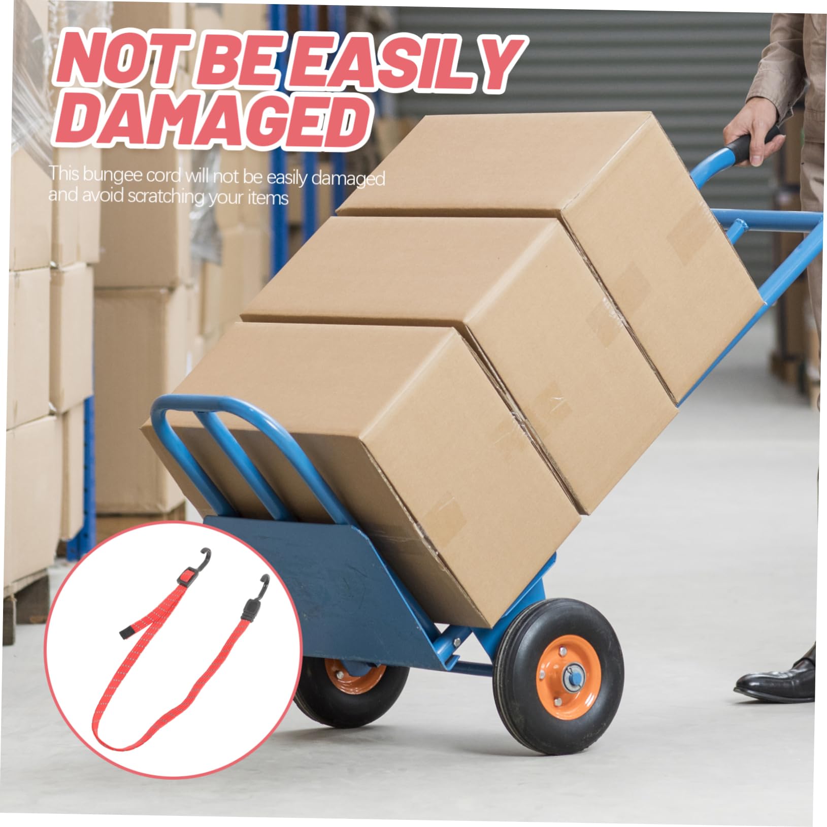 Toddmomy 5pezzi Corda Elastico Multifunzionale Con Ganci Fissaggio Sicuro Per Bagagli e Carichi Per Ufficio Giardino e Viaggi