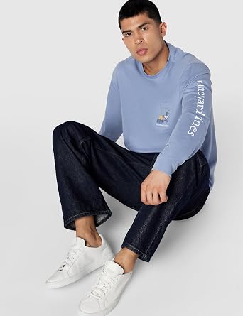 Vineyard Vines Men's Chilly Peppers Long-Sleeve Pocket Tee Chilly Peppers Long-Sleeve Pocket Tee