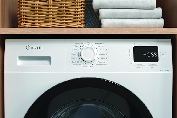 Indesit Lavatrice a libera installazione a carica frontale Indesit: 8,0 kg - IM R268B MY TIME IT - 4