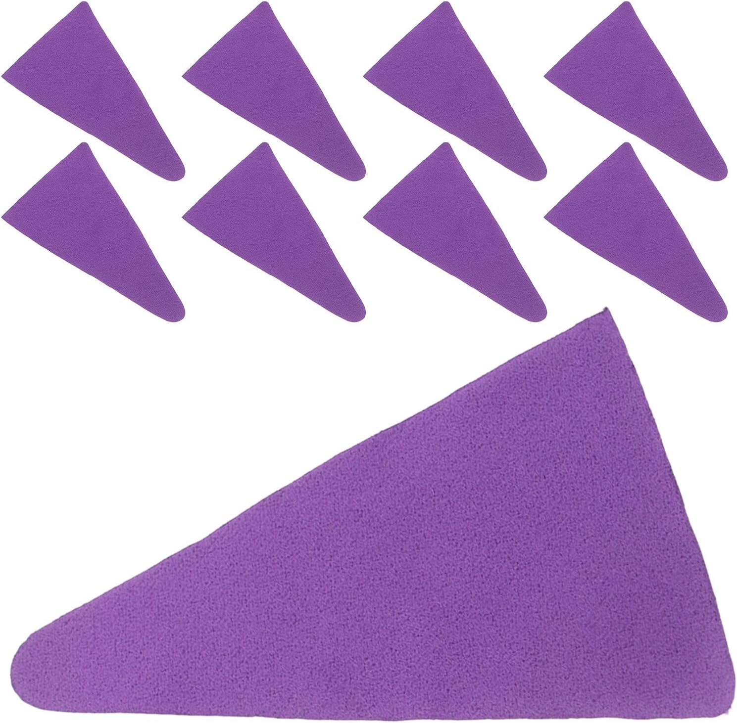 ERINGOGO 9pcs Guitar Polishing Cloths: Instrument Polishing Cloth for Stringed and Wind Instruments, for Performances, Rehearsals, and Music Festivals Purple