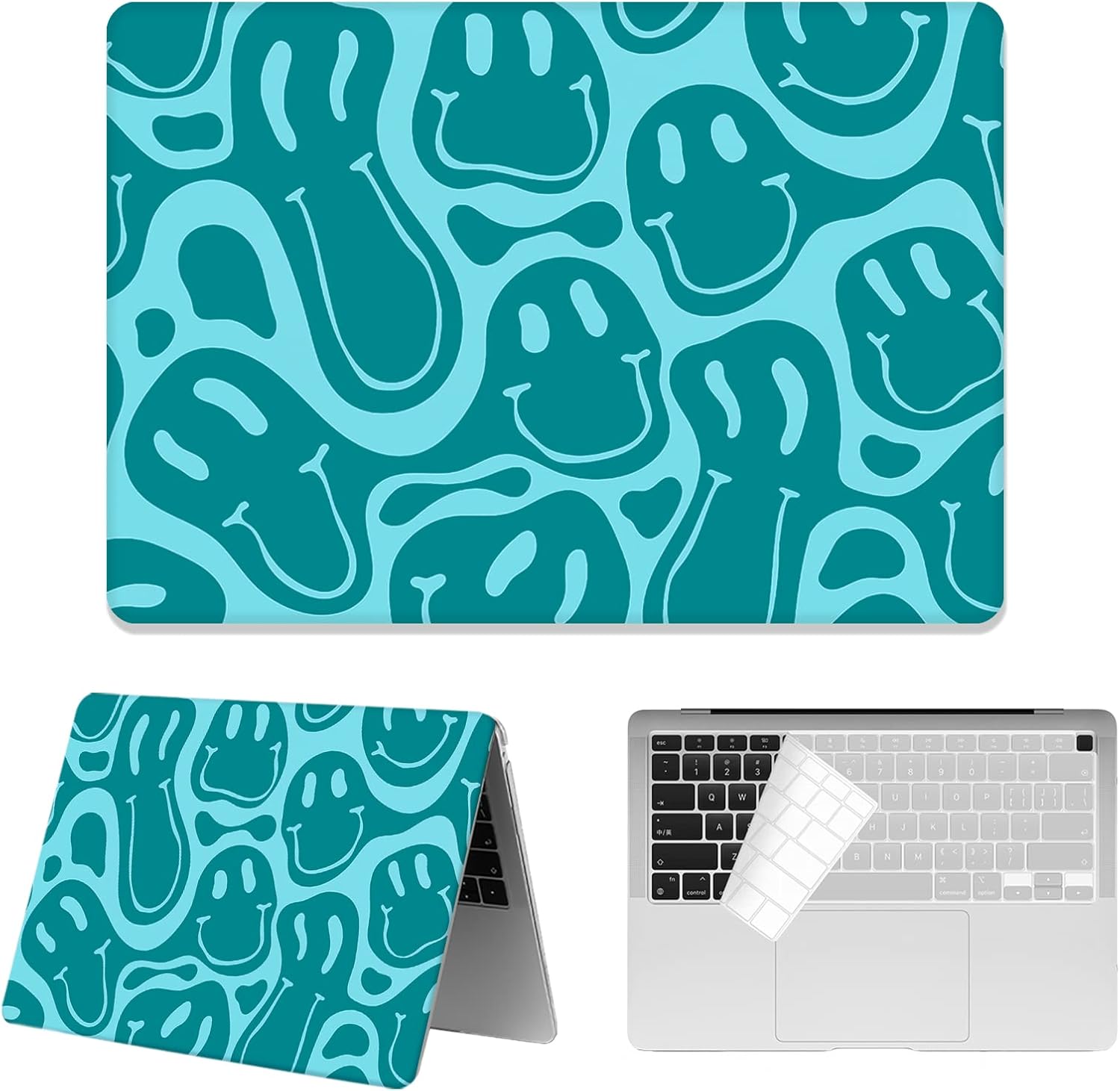 Watbro Compatible MacBook Air 13 inch Laptop case 2020 2019 2018 Release A2337 M1/A2179/A1932, Retro 70's Modern Pattern case, Suitable for MacBook Air 2020 with Touch ID