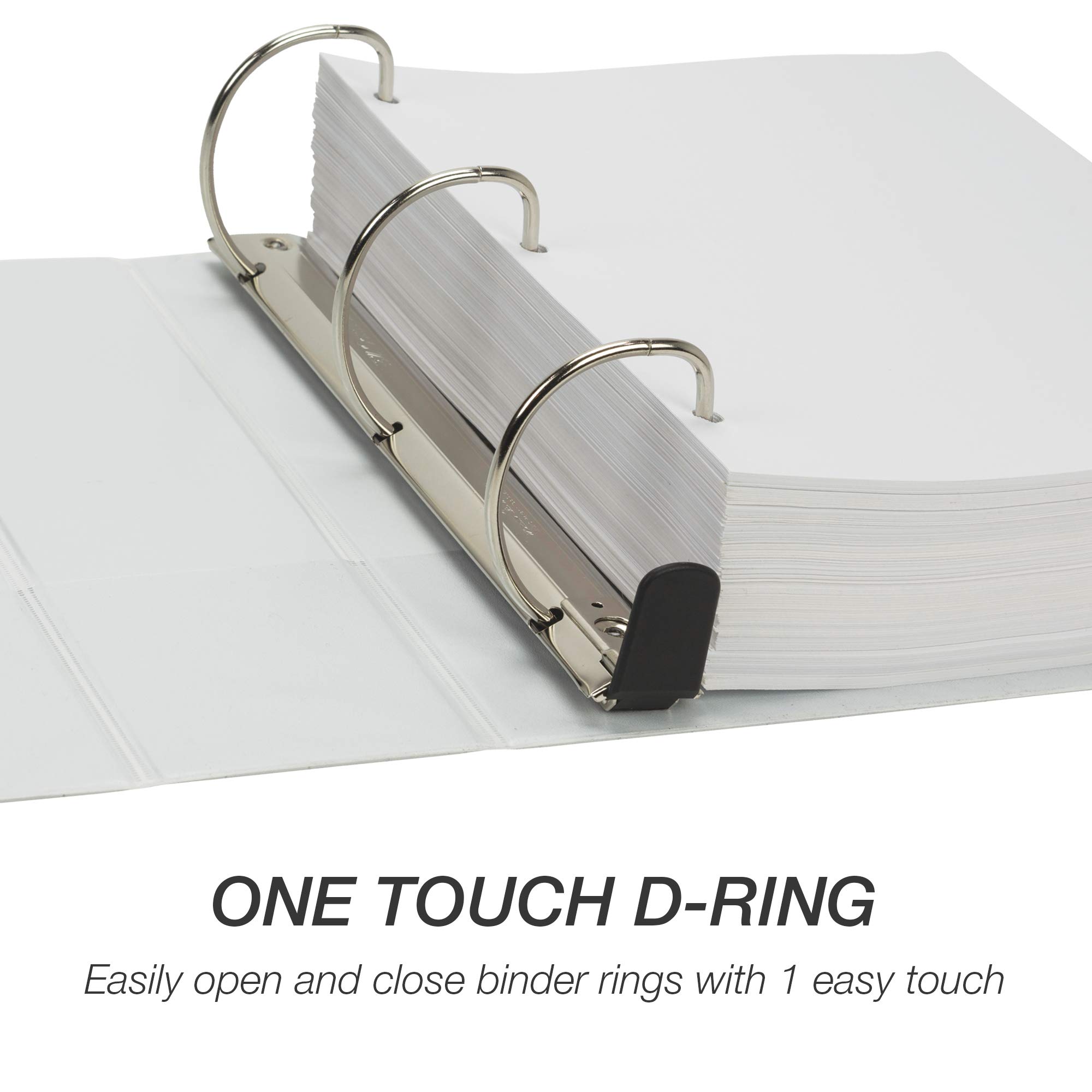 Snapklik.com : Earths Choice Biobased Heavy-Duty 3 Ring View Binder, 4 ...