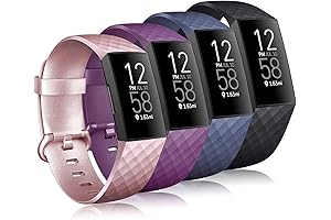 4 Pack Sport Bands for Fitbit Charge 4, 3, 3 SE