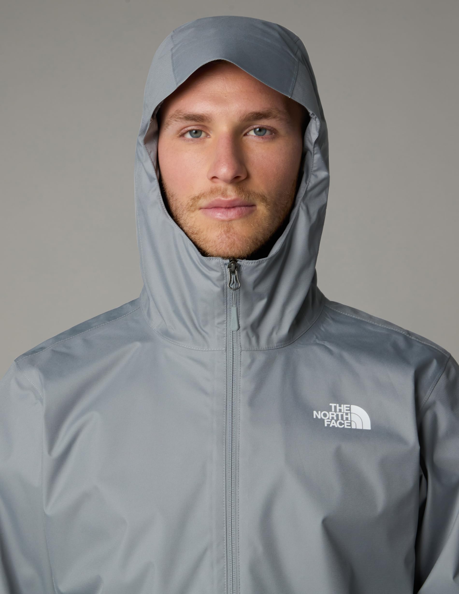 THE NORTH FACE - Veste À Capuche Quest Pour Homme - Imperméable, Respirante - Monument Grey