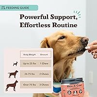 Vista 44 de Natural Dog Company Liver & Kidney Supplement for Dogs – 90 Soft Chews with Milk Thistle, Cranberry, Dandelion Root, Turmeric & Astragalus