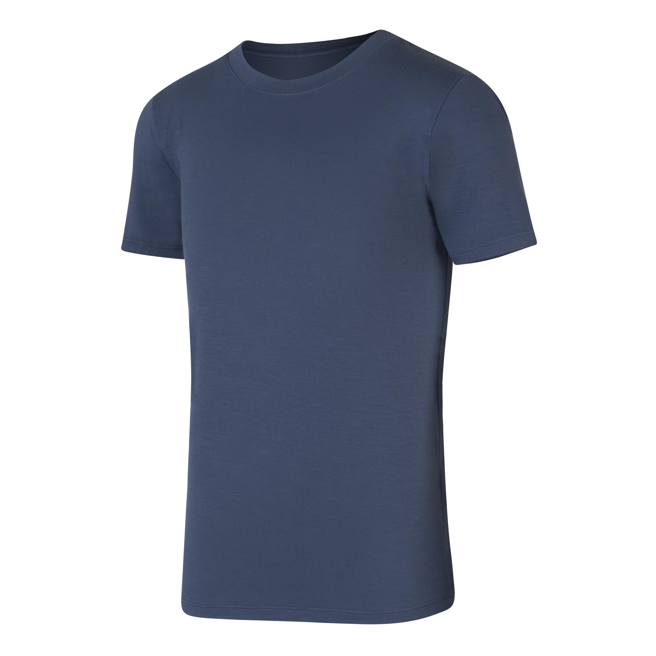 Hanes Originals Super miękkie koszulki chłopięce, zestaw 3 sztuk, odprowadzające wilgoć, czarno-białe/niebieskie, zestaw 3 sztuk, L, Czarny/Biały/Niebieski Zestaw 3 szt, L