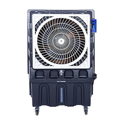 Novamax Tent Panther Air Cooler with 650 W Heavy-Duty motor, 26-inch large fan size, powerful 175ft Air Throw. Suitable for large spaces like Halls, Banquets and other Open Spaces