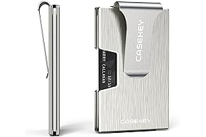 RFID Blocking Stainless Steel Men's Minimalist Wallet