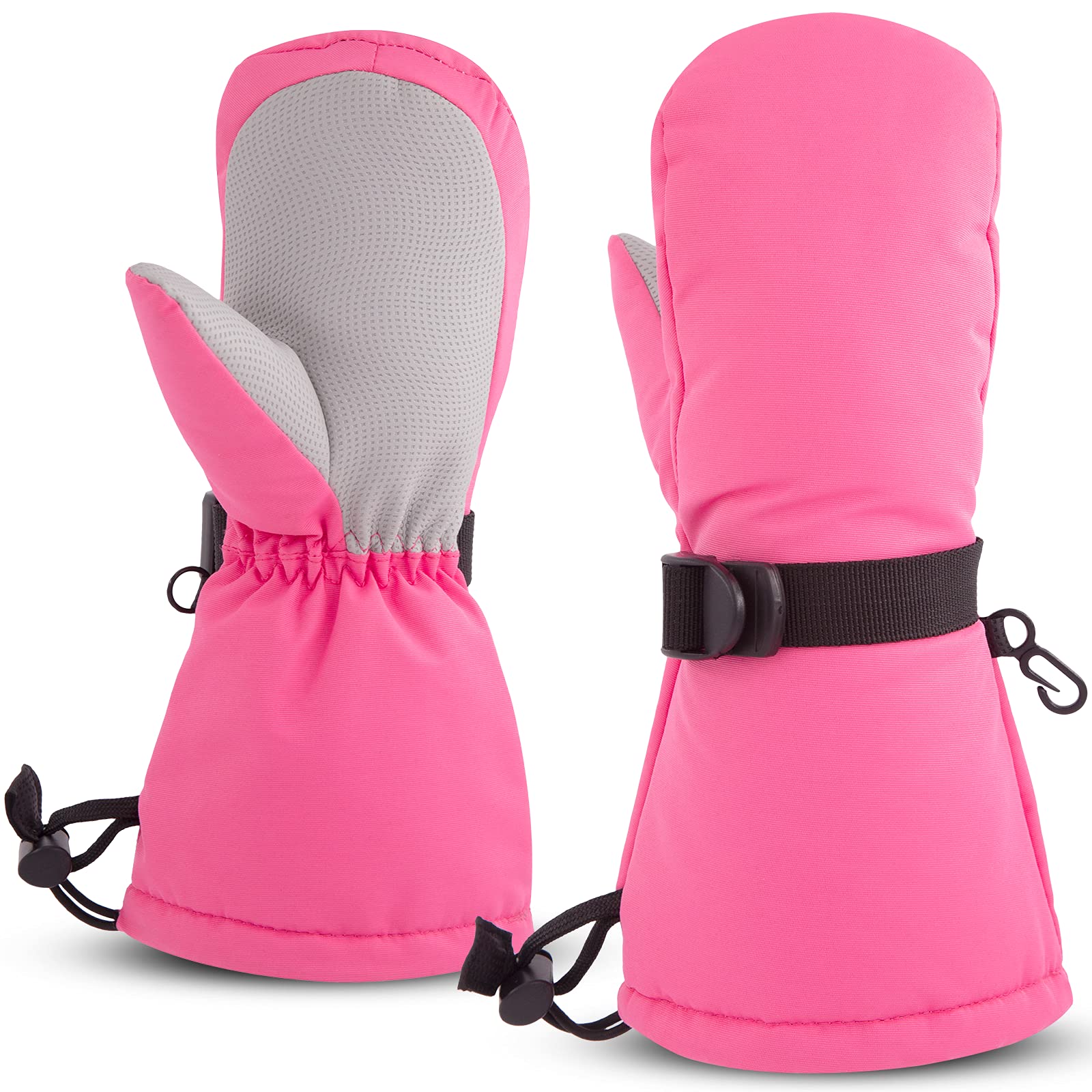 BAVST Winter Kids Waterproof Gloves for Boys Girls Snow Ski Toddler Baby Mittens Outdoor for Infant Teens 1-5T