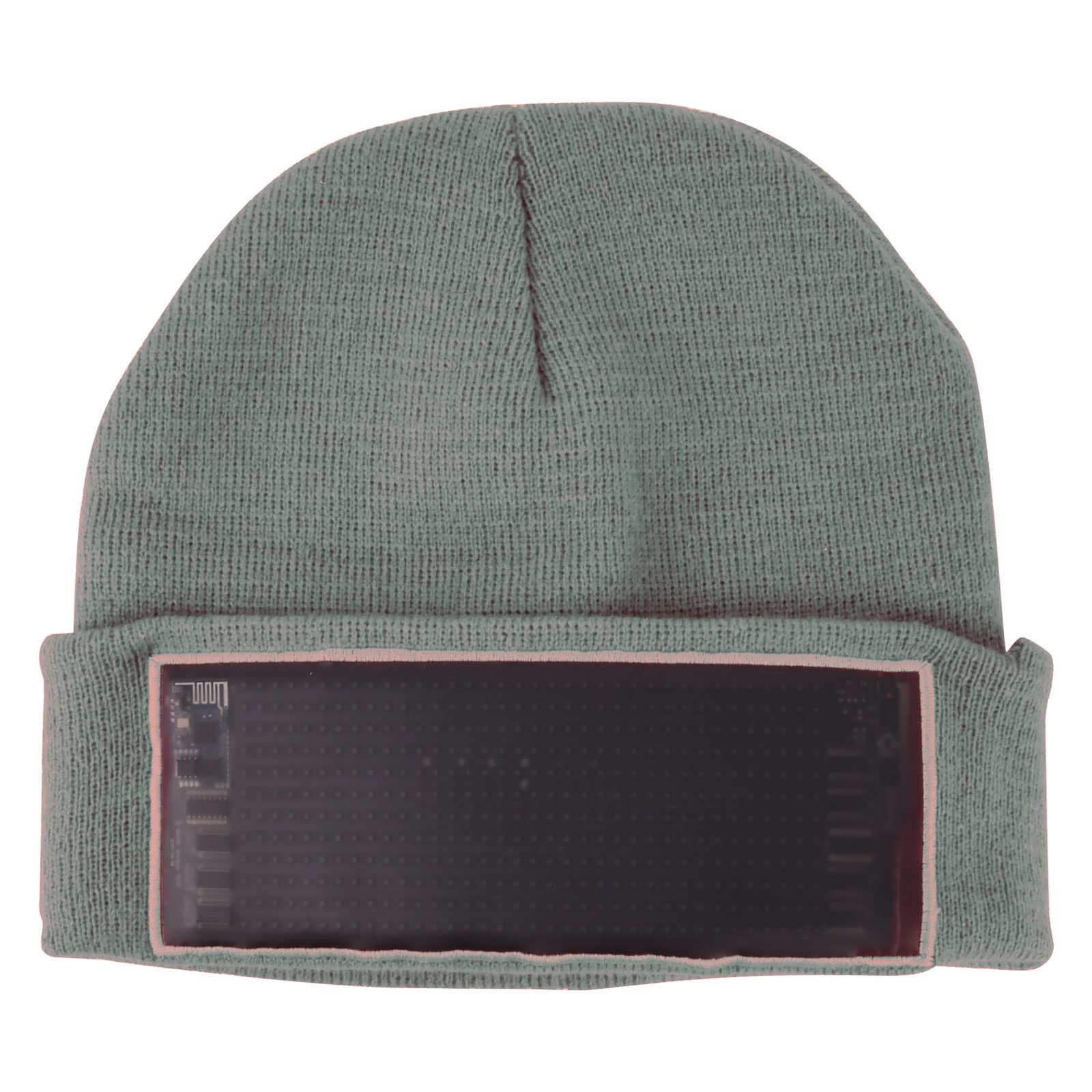 AF-WAN LED-Display Hut beleuchtete Beanie Mütze Bluetooth APP programmierbar Smart Cap (Text, Musik, Bild, Zeichnung) Party Weihnachten (schwarz)