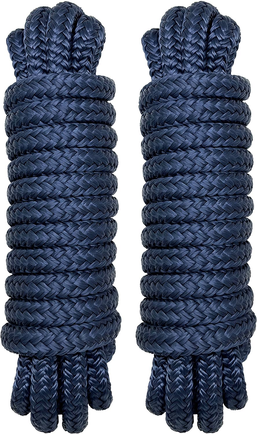 PACTHSD Double Braid 1/2" x 20' Boat Dock Lines
