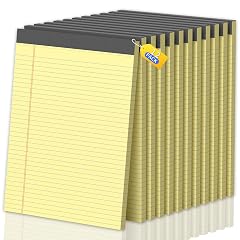 Legal Pads 8 5 X11 Narrow Ruled Notepads 12 Pack 50 Sheet Pad Yellow Legal Pads Tear Off