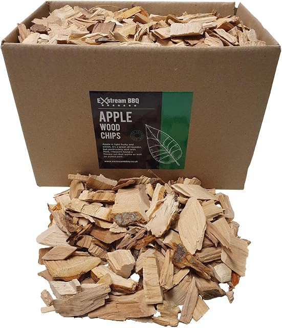 Exstream BBQ Barbecue Smoking Wood Chips *Over 16 Great Flavours in 1, 5 & 10 Litres* (Apple 5 Litre)